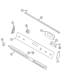 02 - Control Panel parts for Jenn-Air Range SCE30500B from AppliancePartsPros.com