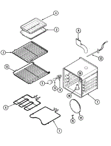 05 - Oven parts for Jenn-Air Range SCE30500W from AppliancePartsPros.com