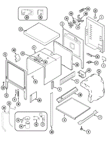 03 - Body parts for Jenn-Air Range SVD48600W from AppliancePartsPros.com