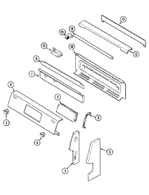 02 - Control Panel parts for Jenn-Air Range JGR8850ADQ from AppliancePartsPros.com