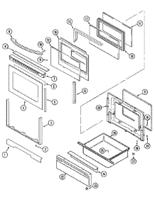 02 - Door / Drawer parts for Jenn-Air Range JGR8750ADQ from AppliancePartsPros.com