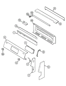 02 - Control Panel parts for Jenn-Air Range JGR8855ADS from AppliancePartsPros.com