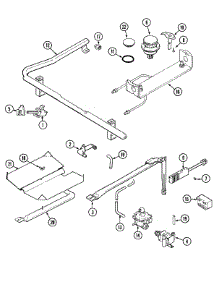 04 - Gas Controls parts for Jenn-Air Range JGR8855ADS from AppliancePartsPros.com