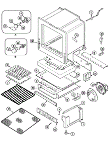 05 - Oven / Base parts for Jenn-Air Range JGR8850ADA from AppliancePartsPros.com
