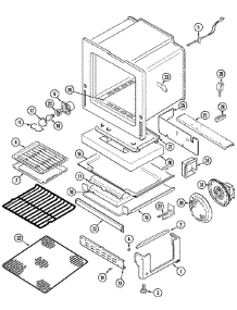 05 - Oven / Base parts for Jenn-Air Range JGR8855ADS from AppliancePartsPros.com