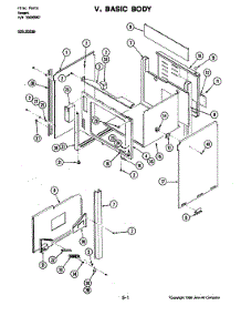04 - Body parts for Jenn-Air Range 20239 from AppliancePartsPros.com