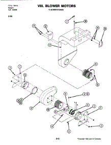03 - Blower Motor parts for Jenn-Air Range S156 from AppliancePartsPros.com