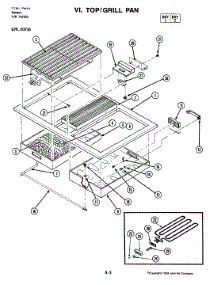 09 - Top parts for Jenn-Air Range 20236 from AppliancePartsPros.com