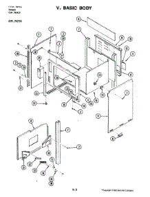 04 - Body parts for Jenn-Air Range 20236 from AppliancePartsPros.com
