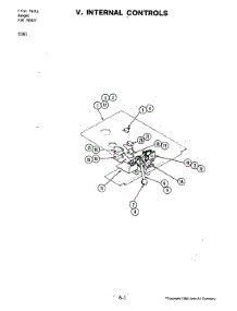 08 - Internal Controls parts for Jenn-Air Range S161 from AppliancePartsPros.com