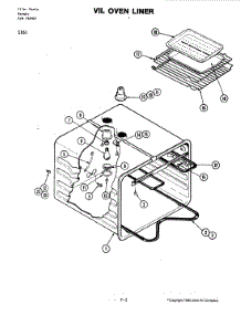 09 - Liner parts for Jenn-Air Range S161 from AppliancePartsPros.com