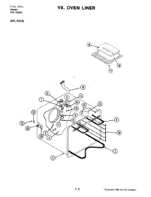 08 - Oven parts for Jenn-Air Range 20236 from AppliancePartsPros.com