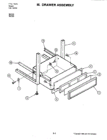 06 - Drawer Assembly parts for Jenn-Air Range SU130 from AppliancePartsPros.com