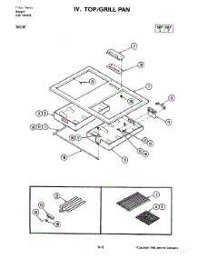 09 - Top Assembly parts for Jenn-Air Range SU130 from AppliancePartsPros.com