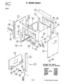 03 - Body parts for Jenn-Air Range SU130 from AppliancePartsPros.com