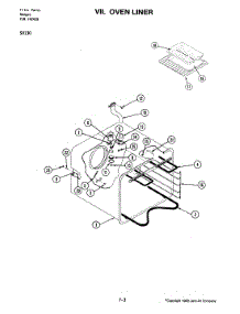 08 - Oven parts for Jenn-Air Range SU130 from AppliancePartsPros.com