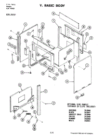 04 - Body parts for Jenn-Air Range 20237 from AppliancePartsPros.com