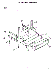05 - Drawer Assembly parts for Jenn-Air Range SU110 from AppliancePartsPros.com