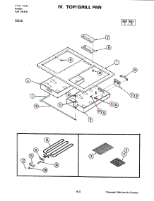 07 - Top parts for Jenn-Air Range SU110 from AppliancePartsPros.com