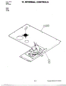 08 - Internal Controls (S176w) parts for Jenn-Air Range S176W from AppliancePartsPros.com