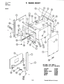 02 - Body parts for Jenn-Air Range SU110 from AppliancePartsPros.com