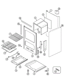 03 - Oven / Body parts for Hardwick Range H1100PAW from AppliancePartsPros.com