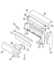 02 - Control Panel parts for Jenn-Air Range FCG20510B from AppliancePartsPros.com
