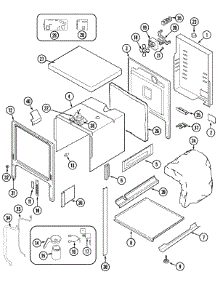 03 - Body parts for Jenn-Air Range SVE47500B from AppliancePartsPros.com