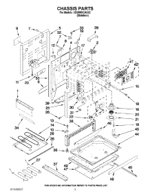 03 - Chassis Parts parts for Jenn-Air Range JES8850CAS02 from AppliancePartsPros.com