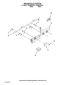 04 - Manifold Parts parts for Jenn-Air Range JDS9860CDB01 from AppliancePartsPros.com