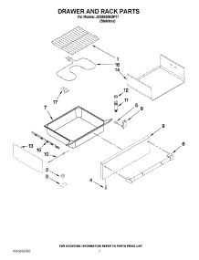 05 - Drawer And Rack Parts parts for Jenn-Air Range JDS8860BDP17 from AppliancePartsPros.com
