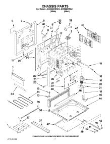 05 - Chassis Parts parts for Jenn-Air Range JDS9860CDW01 from AppliancePartsPros.com