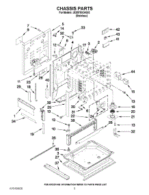 04 - Chassis Parts parts for Jenn-Air Range JES9750CAS02 from AppliancePartsPros.com