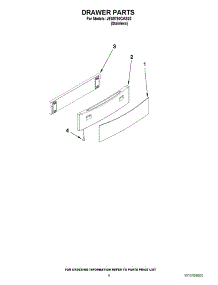 06 - Drawer Parts parts for Jenn-Air Range JES9750CAS02 from AppliancePartsPros.com