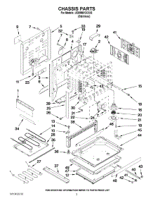 03 - Chassis Parts parts for Jenn-Air Range JES8860CCS02 from AppliancePartsPros.com