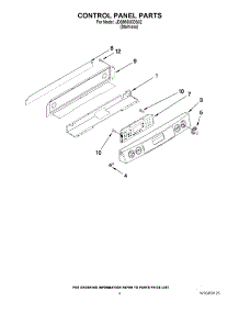 03 - Control Panel Parts parts for Jenn-Air Range JDS9860CDS02 from AppliancePartsPros.com