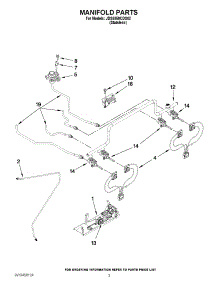 03 - Manifold Parts parts for Jenn-Air Range JDS8850CDS02 from AppliancePartsPros.com