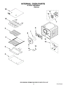 07 - Internal Oven Parts parts for Jenn-Air Range JDRP430WP01 from AppliancePartsPros.com