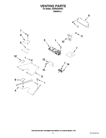 04 - Venting Parts parts for Jenn-Air Range JDRP536WP02 from AppliancePartsPros.com