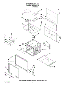 05 - Oven Parts parts for Jenn-Air Range JDRP536WP02 from AppliancePartsPros.com