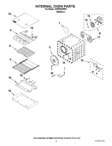 07 - Internal Oven Parts parts for Jenn-Air Range JDRP536WP02 from AppliancePartsPros.com