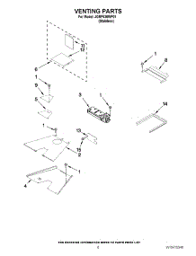 04 - Venting Parts parts for Jenn-Air Range JGRP536WP01 from AppliancePartsPros.com