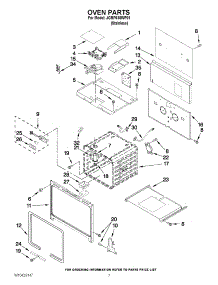 05 - Oven Parts parts for Jenn-Air Range JGRP436WP01 from AppliancePartsPros.com