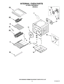 07 - Internal Oven Parts parts for Jenn-Air Range JGRP436WP01 from AppliancePartsPros.com