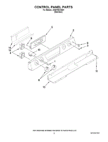 02 - Control Panel Parts parts for Jenn-Air Range JES8750CAS01 from AppliancePartsPros.com