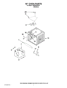 04 - 18`` Oven Parts parts for Jenn-Air Range JDRP548WP01 from AppliancePartsPros.com