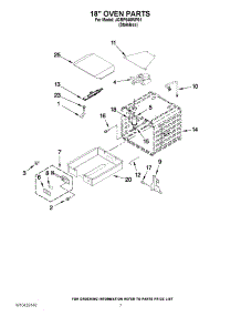 04 - 18`` Oven Parts parts for Jenn-Air Range JGRP548WP01 from AppliancePartsPros.com