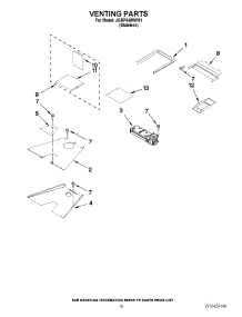 06 - Venting Parts parts for Jenn-Air Range JGRP548WP01 from AppliancePartsPros.com