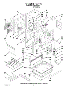 04 - Chassis Parts parts for Jenn-Air Range JDS8850CDS01 from AppliancePartsPros.com