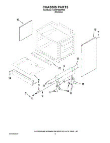 03 - Chassis Parts parts for Jenn-Air Range YJDRP536WP00 from AppliancePartsPros.com